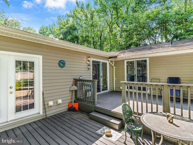 view of deck