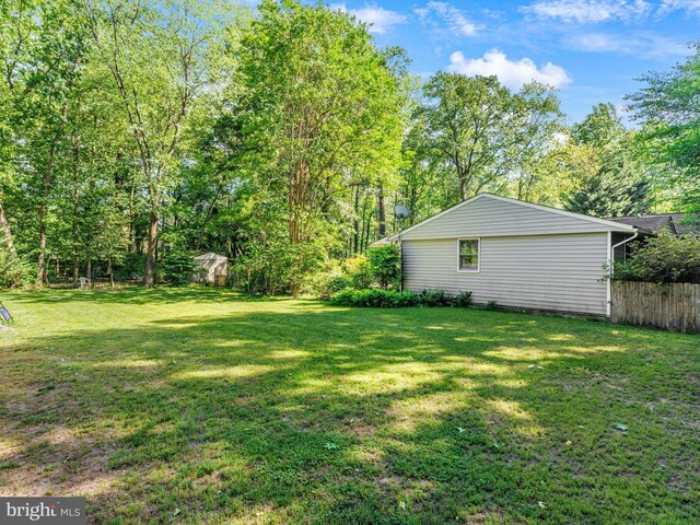 view of yard
