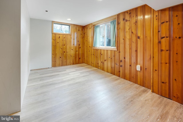 1305 S Buchanan St S, Arlington, VA 22204 - basement featuring wood finished floors and wooden walls