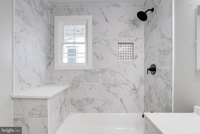 3411 Roselawn Ave, Baltimore, MD 21214 - full bathroom with vanity and bathing tub / shower combination