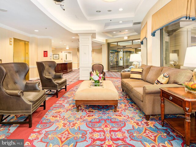 900 N Taylor St Unit 1105, Arlington, VA 22203 - building lobby with recessed lighting