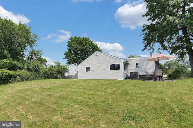 13 Dorset Dr, Ewing, NJ 08618 - view of green lawn featuring central AC unit