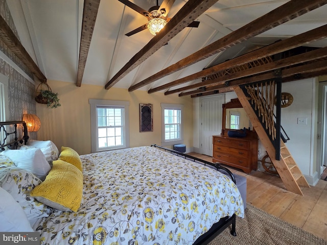314 Bohemia Ave, Chesapeake City, MD 21915 - bedroom with light wood-style flooring and a ceiling fan