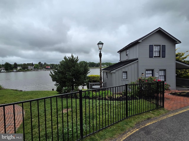 314 Bohemia Ave, Chesapeake City, MD 21915 - view of front of home featuring board and batten siding and a water view