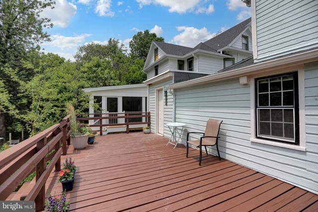 314 Bohemia Ave, Chesapeake City, MD 21915 - view of wooden terrace