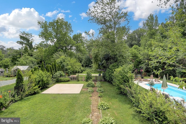 314 Bohemia Ave, Chesapeake City, MD 21915 - view of yard featuring a patio area and view of scattered trees