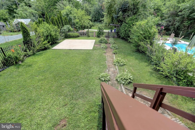 314 Bohemia Ave, Chesapeake City, MD 21915 - fenced backyard featuring a patio area