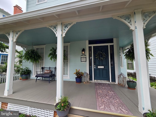 314 Bohemia Ave, Chesapeake City, MD 21915 - entrance to property with a porch