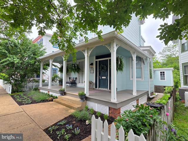 314 Bohemia Ave, Chesapeake City, MD 21915 - view of front of property with covered porch