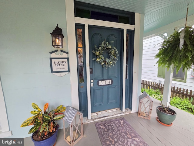 314 Bohemia Ave, Chesapeake City, MD 21915 - property entrance with a porch
