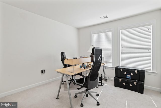 2529 Pascal Pl, Herndon, VA 20171 - carpeted home office featuring baseboards