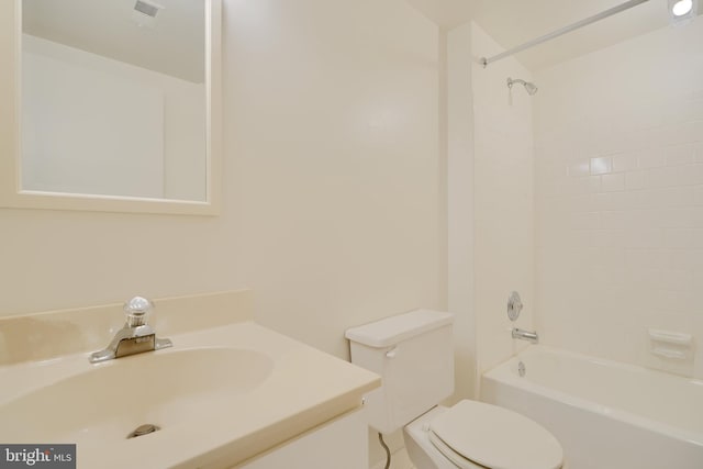 1 Brooking Ct Unit 202, Lutherville Timonium, MD 21093 - bathroom with toilet, bathtub / shower combination, and vanity