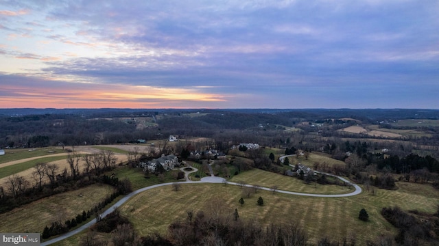 1337 Carolannes Way Unit B6, West Chester, PA 19382 - aerial view at dusk of a view of countryside