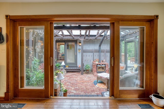 3012 Duncan Rd, White Hall, MD 21161 - doorway with wood-type flooring