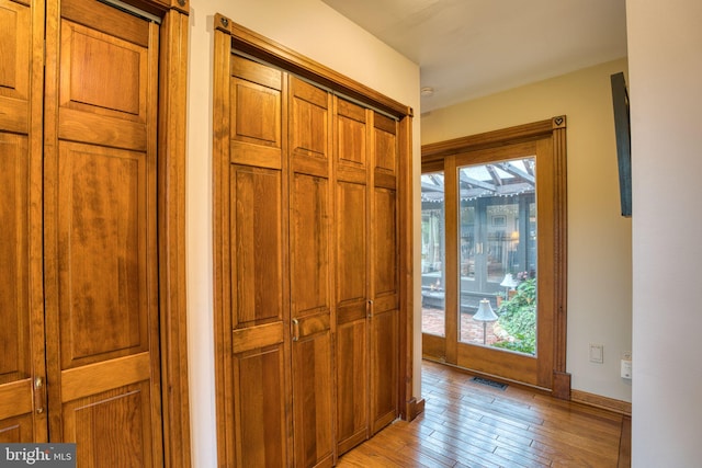 3012 Duncan Rd, White Hall, MD 21161 - entryway featuring light wood finished floors and baseboards