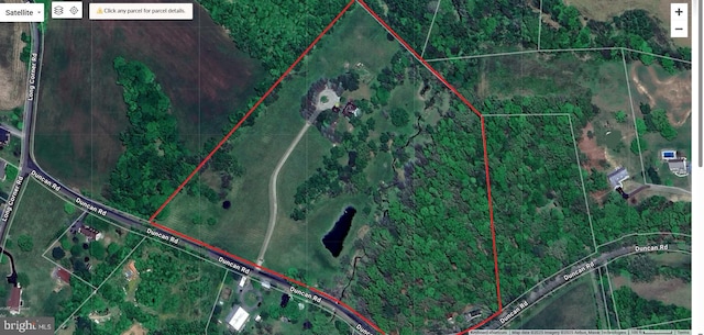 3012 Duncan Rd, White Hall, MD 21161 - map / location with property parcel outlined