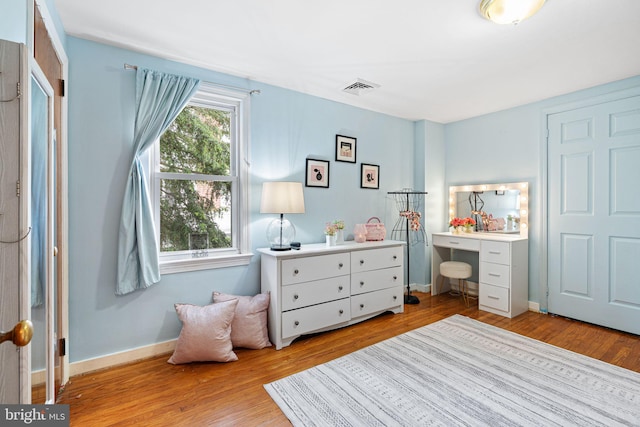 717 E Greenman Rd, Haddonfield, NJ 08033 - bedroom with light wood-style floors and baseboards