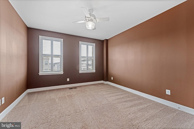 42869 Littlehales Ter, Ashburn, VA 20148 - empty room featuring ceiling fan, baseboards, and carpet floors