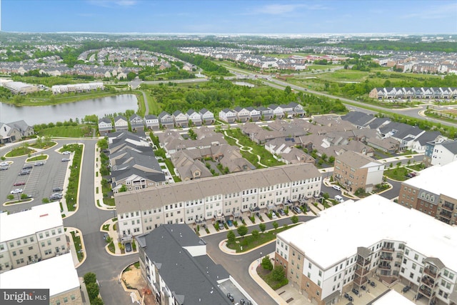 42869 Littlehales Ter, Ashburn, VA 20148 - aerial overview of property's location with a large body of water and nearby suburban area