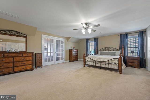 99 Topaz Ln, Camden Wyoming, DE 19934 - bedroom featuring french doors, carpet floors, multiple windows, and baseboards