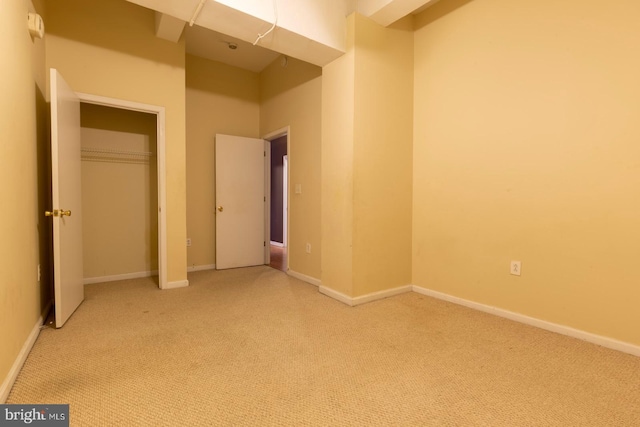 1324 Locust St Unit 1602, Philadelphia, PA 19107 - unfurnished bedroom featuring carpet floors, a closet, and baseboards