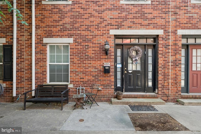 922 Hall St, Philadelphia, PA 19147 - property entrance featuring brick siding