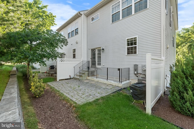 7820 Loblolly Way, Hanover, MD 21076 - rear view of property with a patio area
