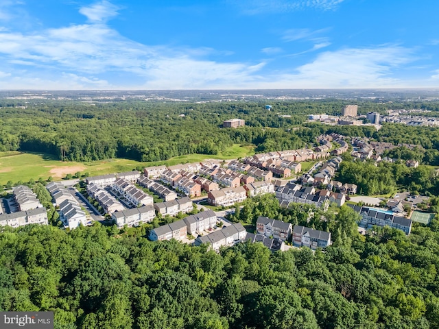 7820 Loblolly Way, Hanover, MD 21076 - aerial view of property and surrounding area with a forest and nearby suburban area