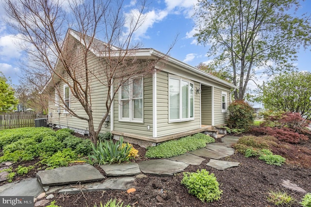 1616 S Oakland St, Arlington, VA 22204 - view of property exterior with fence and central AC unit
