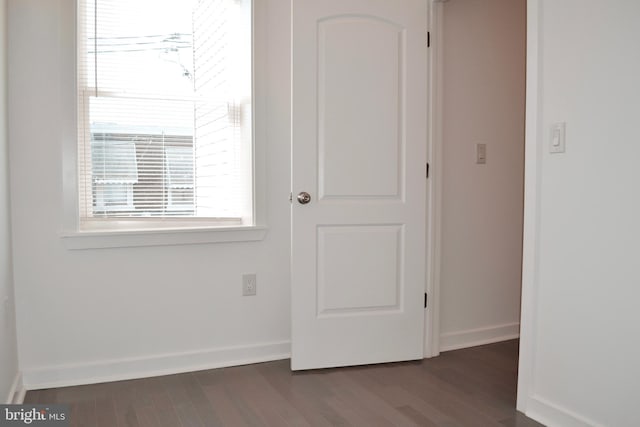 1406 S 28th St, Philadelphia, PA 19146 - unfurnished room with dark wood finished floors and baseboards