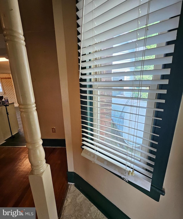 49 Front St, Wyoming, DE 19934 - detailed view of baseboards and wood finished floors