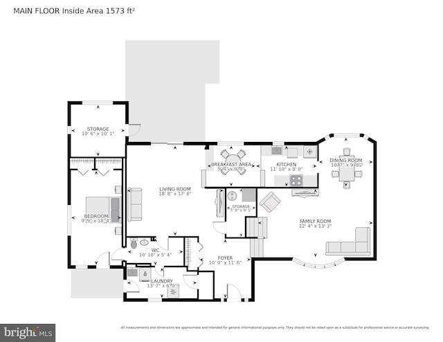 3702 Forest Grove Dr, Annandale, VA 22003 - property floor plan
