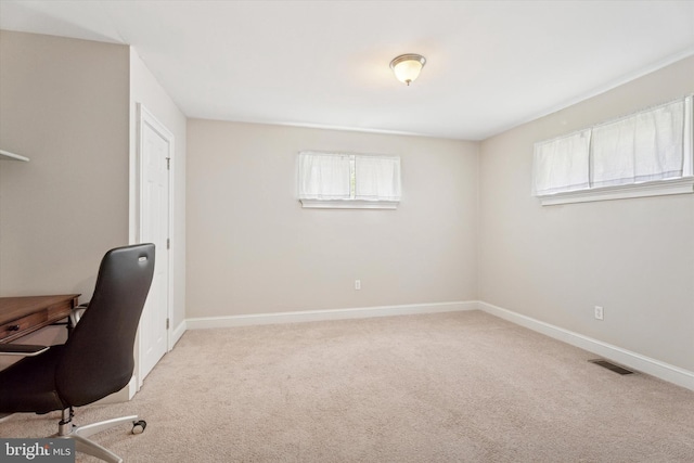 1558 Lukens Ave, Abington, PA 19001 - unfurnished office with carpet flooring, healthy amount of natural light, and baseboards