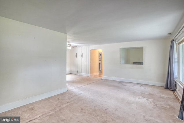 85 Woodland Ave, Ocean View, DE 19970 - spare room with arched walkways and baseboards
