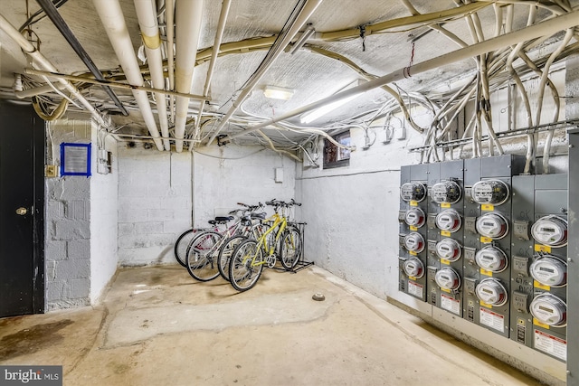 6624 Boulevard Vw Unit C1, Alexandria, VA 22307 - view of unfinished below grade area
