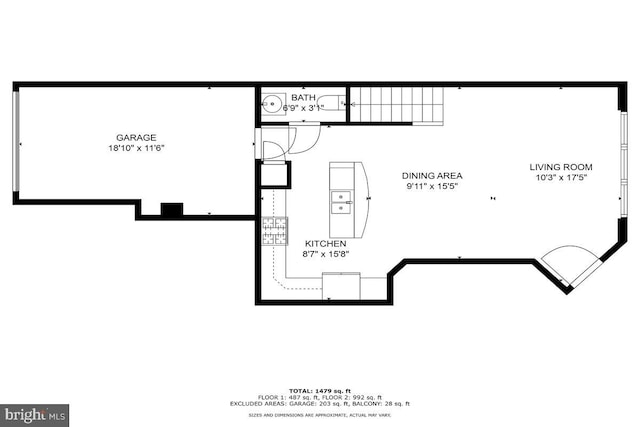 232 Urban Ave Unit 232, Gaithersburg, MD 20878 - room layout