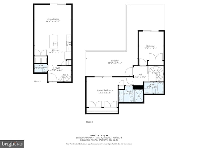 845 19th St NE Unit Ph-12, Washington, DC 20002 - room layout
