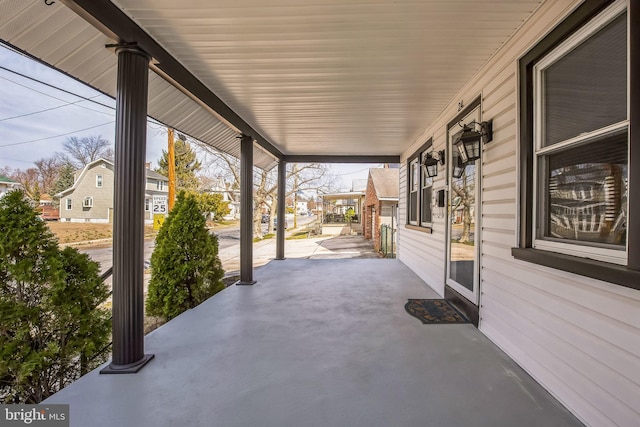 24 Cuthbert Rd, Cinnaminson, NJ 08077 - view of patio / terrace with covered porch