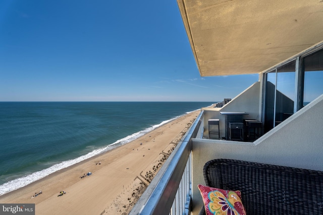 9900 Coastal Hwy Unit 1903, Ocean City, MD 21842 - balcony with view of water and beach