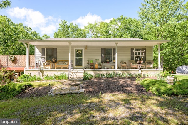 523 Zig Zag Ln, Inwood, WV 25428 - view of front facade featuring a porch