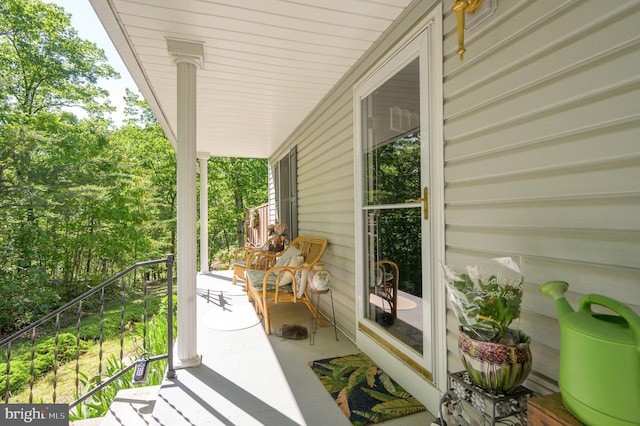523 Zig Zag Ln, Inwood, WV 25428 - view of patio / terrace featuring a porch