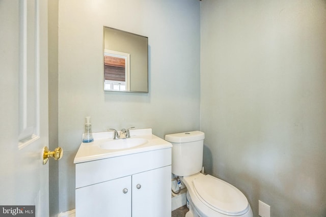 329 Dickinson Ave, Swarthmore, PA 19081 - half bathroom featuring vanity and toilet