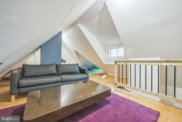 329 Dickinson Ave, Swarthmore, PA 19081 - living room with wood finished floors and lofted ceiling