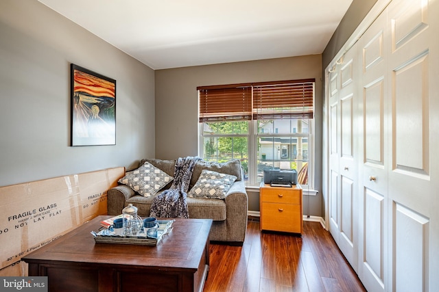 260 Shirley Ln, Pennsburg, PA 18073 - living room with dark wood-style floors