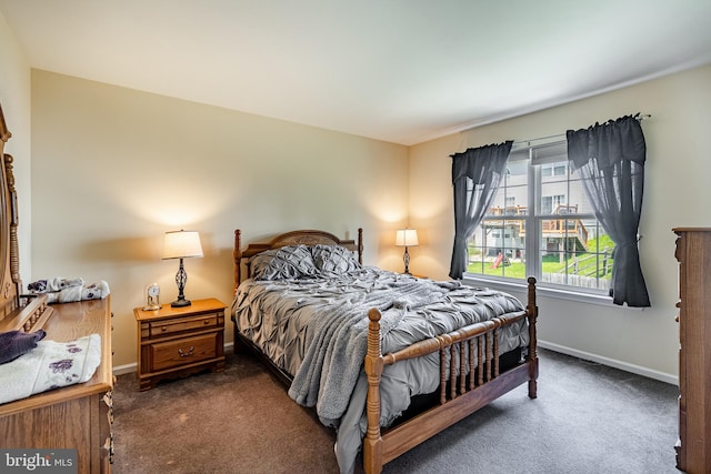 260 Shirley Ln, Pennsburg, PA 18073 - bedroom with dark carpet and baseboards