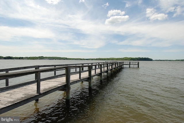 dock with a water view