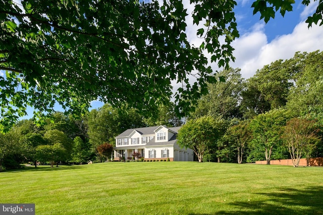 9609 Low Meadow Dr, Gaithersburg, MD 20882 - view of front of property featuring a front lawn
