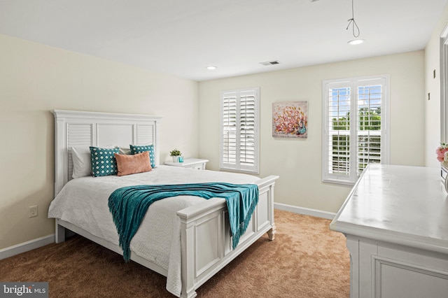 9609 Low Meadow Dr, Gaithersburg, MD 20882 - carpeted bedroom featuring baseboards and recessed lighting