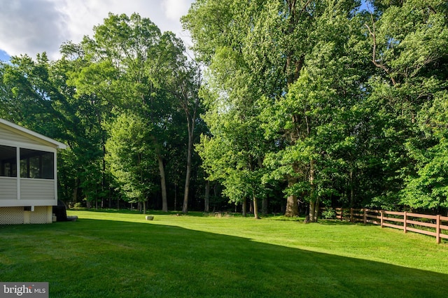 9609 Low Meadow Dr, Gaithersburg, MD 20882 - view of yard with a sunroom