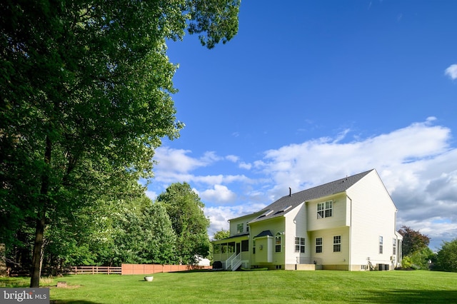 9609 Low Meadow Dr, Gaithersburg, MD 20882 - back of property featuring cooling unit